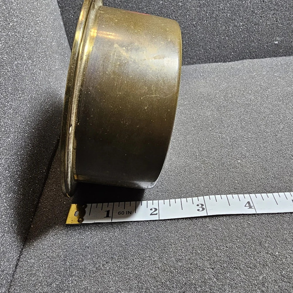 Brass High Tide Low Tide Tide Timer Quartz Working Missing Back sold as is shows - Picture 9 of 9